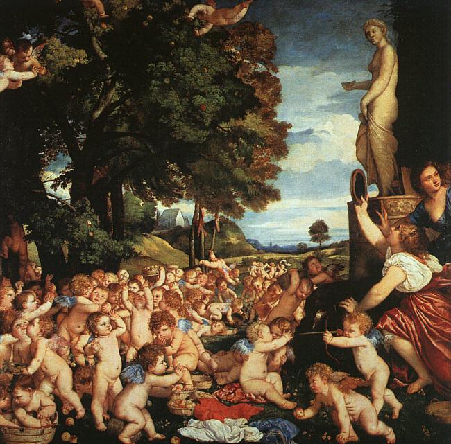  Titian The Worship of Venus Sweden oil painting art